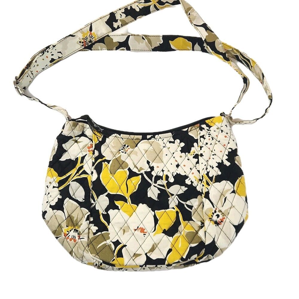 Vera Bradley Cassidy Bag Dogwood Quilted Floral Crossbody Purse Boho Lightweight - Picture 4 of 12